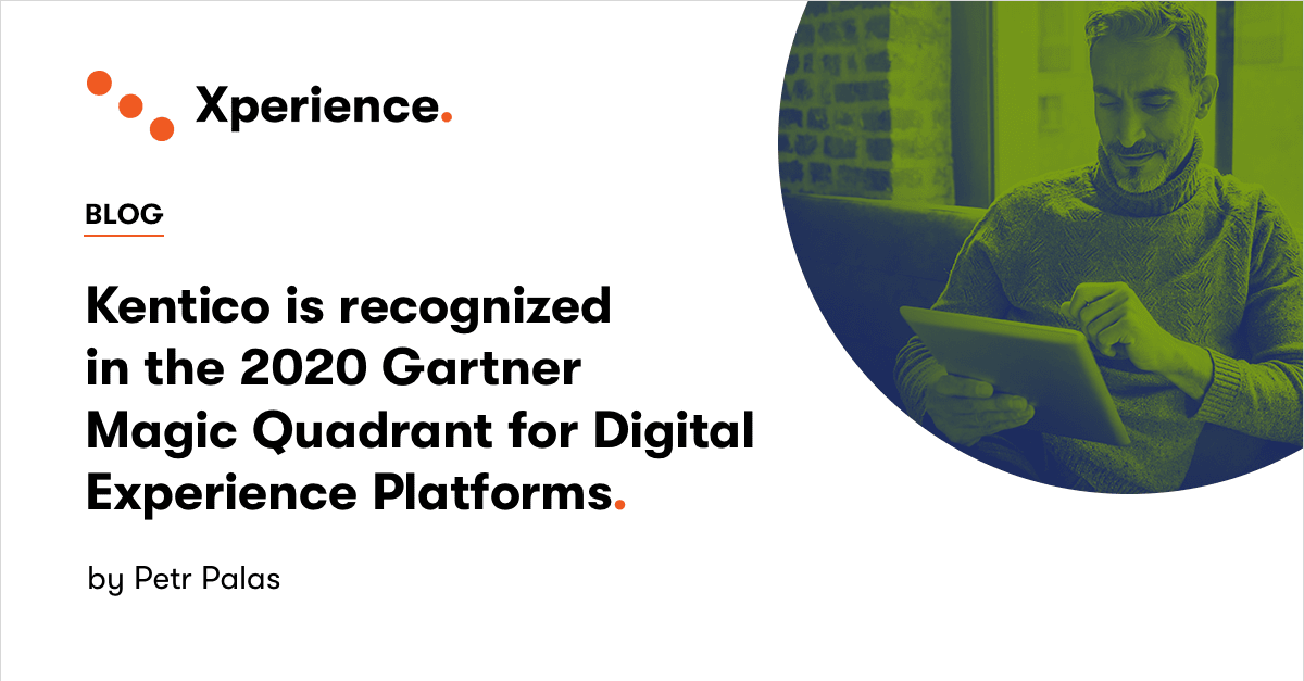 2020 Gartner Magic Quadrant for DXPs Kentico Xperience